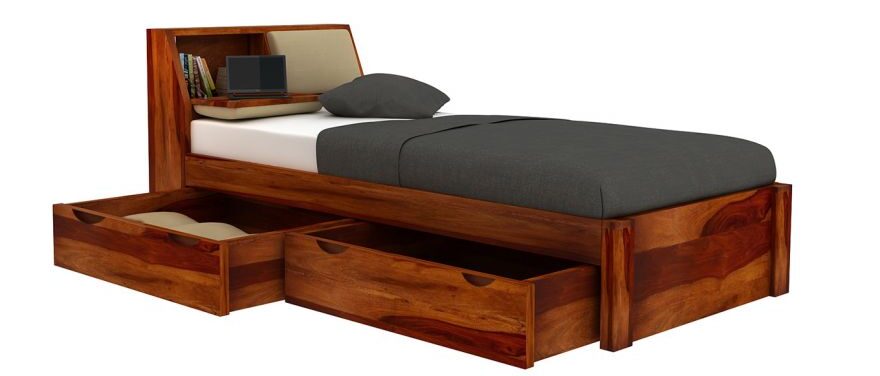 Walken Single Bed with Storage