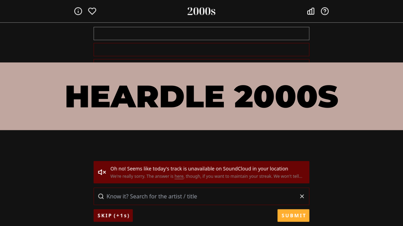 What is Heardle 2000s?