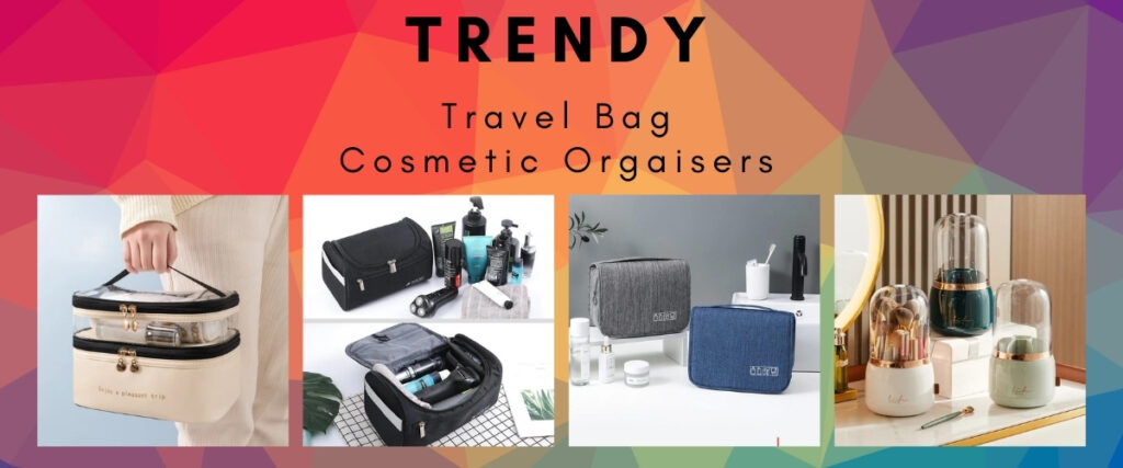 Best Travel Bag Cosmetic Organizers for trendy traveling