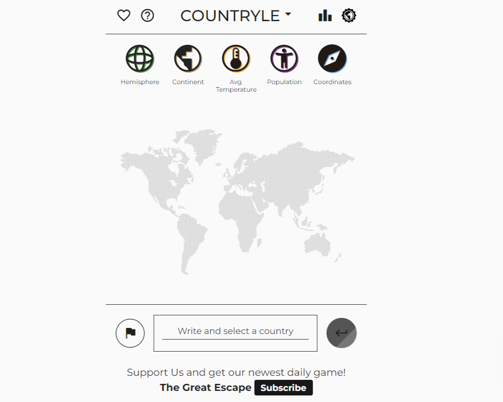 Countryle: The Internet’s Most Popular Serious Addiction: Music Guessing Game