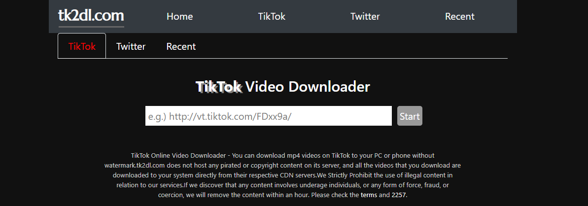 How To Download TikTok Videos: Tk2dl
