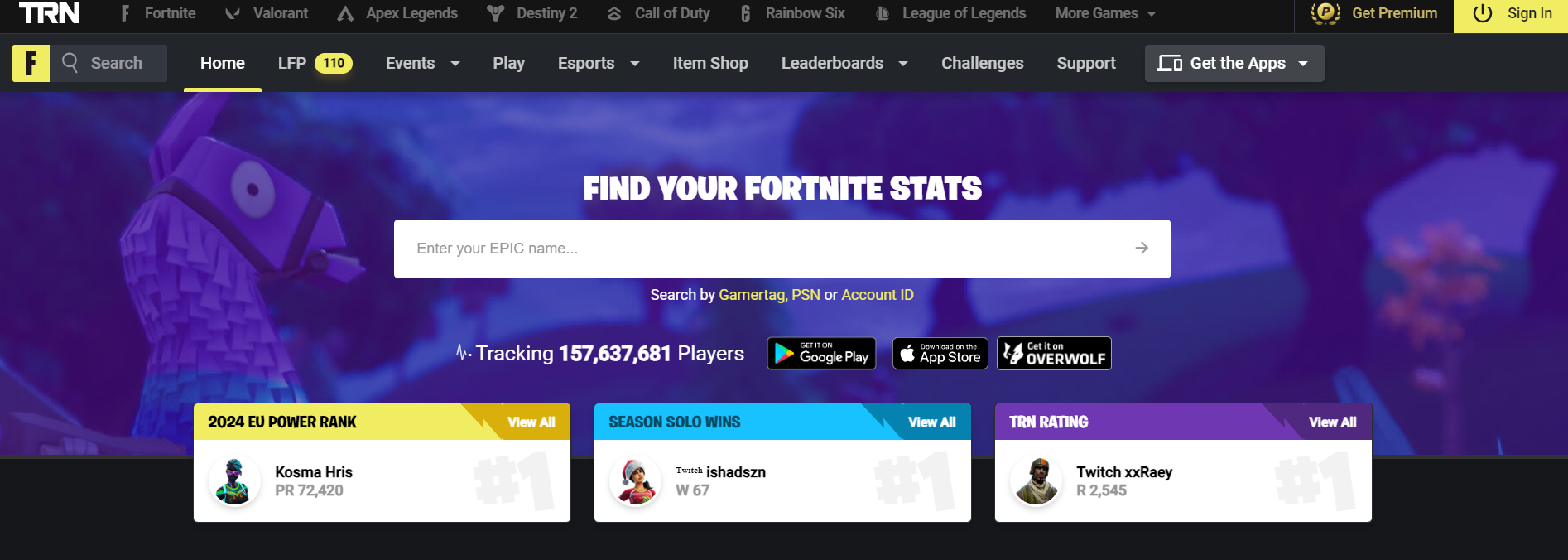 Fortnite Tracker