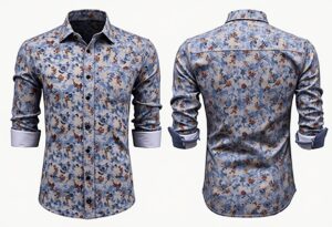 Thesparkshop.In:Product/Flower-Style-Casual-Men-Shirt-Long-Sleeve-And-Slim-Fit-Mens-Clothes